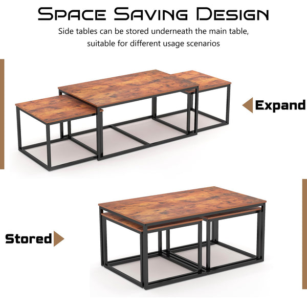 Nesting Coffee Table Set, 3-Piece