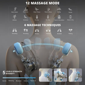 3D Full Body Massage Chair with Zero Gravity & SL Track