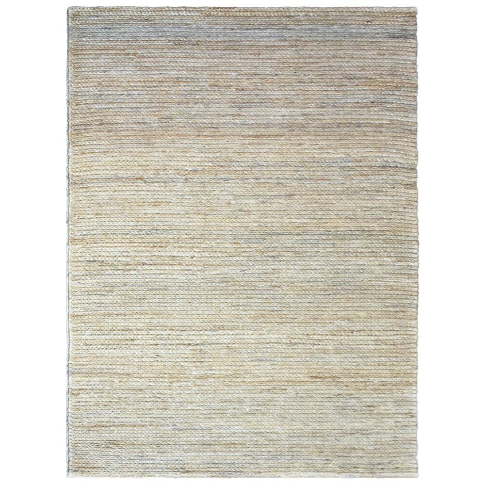 Hand-Knotted Jute Area Rug — Natural Fiber, Indoor & Outdoor