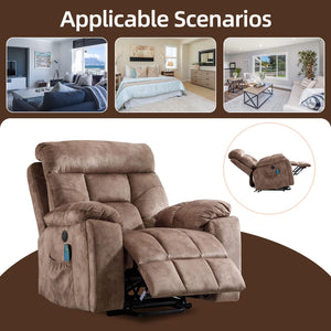 Large Power Lift Recliner Chair with Massage and Heat