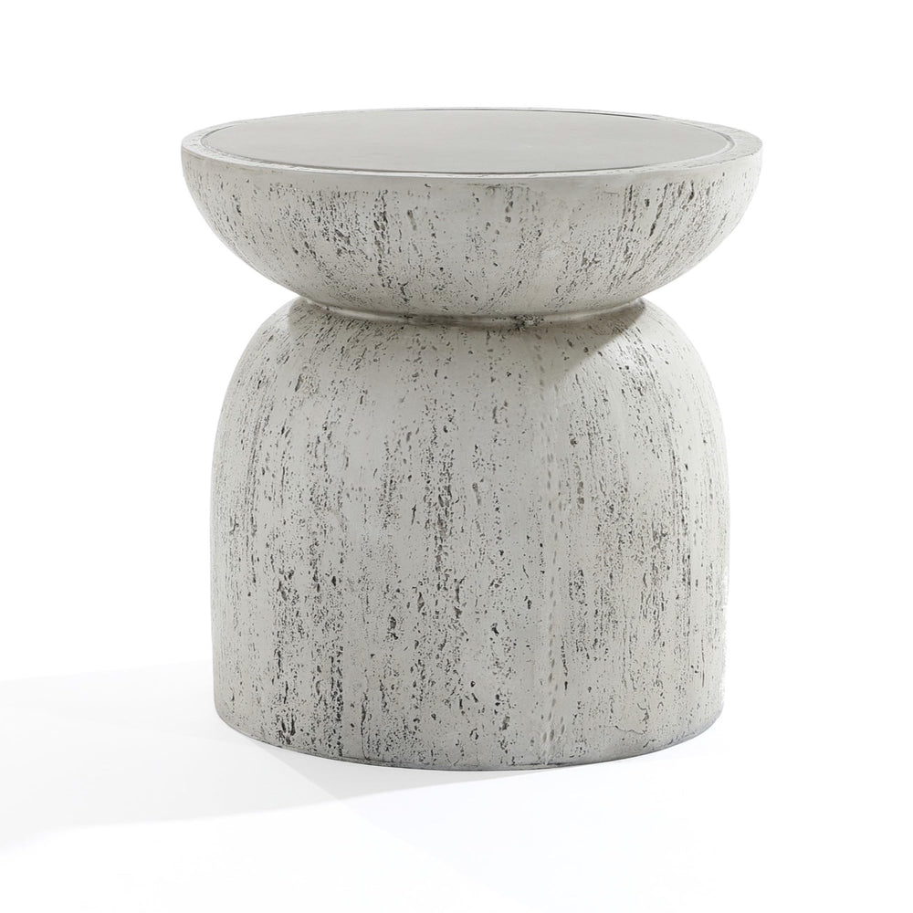 Round MgO Side Table Indoor Outdoor