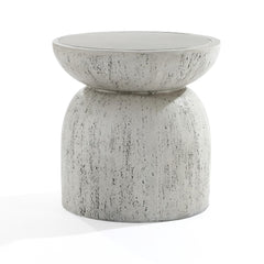 Round MgO Side Table Indoor Outdoor