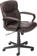 Mid-Back Adjustable Office Chair with Padded Armrests