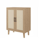 Rattan Door Buffet Cabinet Sideboard