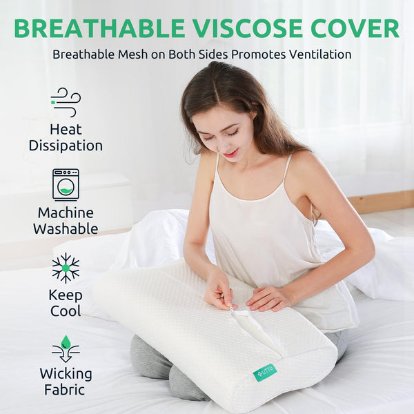 Cervical Memory Foam Pillow – Adjustable Contour Neck Support