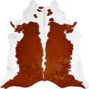 Genuine Brazilian Cowhide Rug – Tricolor Brindle Mix