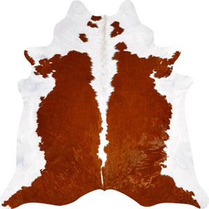 Genuine Brazilian Cowhide Rug – Tricolor Brindle Mix