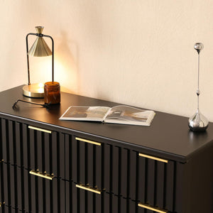 Modern Fluted 3-Piece Bedroom Set