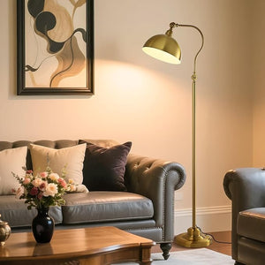 Adjustable LED Reading Floor Lamp with Remote and Bluetooth Dimming