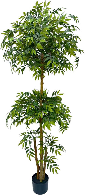 Artificial Ficus Tree with Pot – 6ft & 7ft Indoor Fake Plant