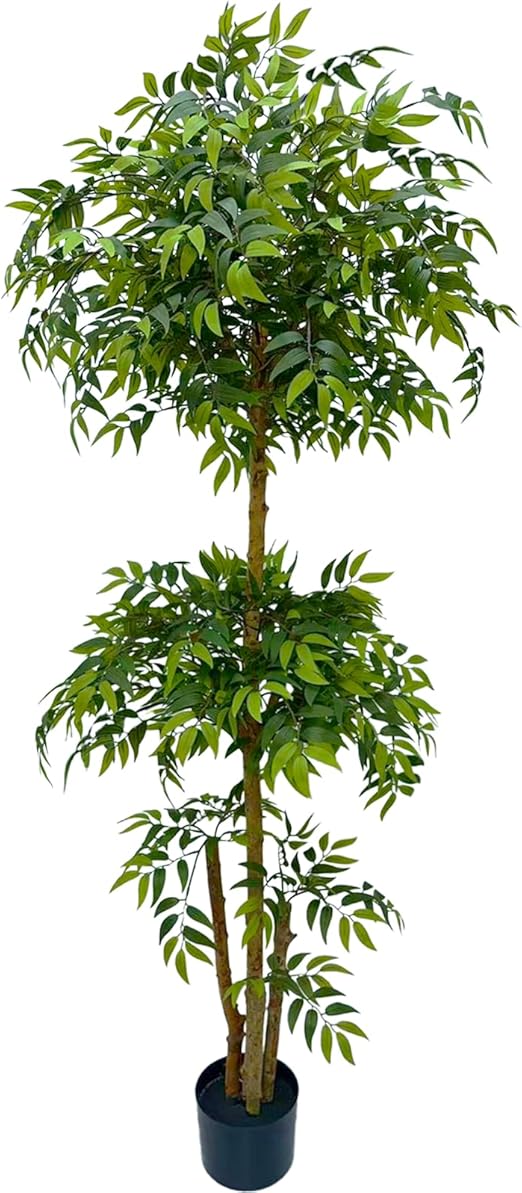 Artificial Ficus Tree with Pot – 6ft & 7ft Indoor Fake Plant