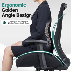 Big & Tall Ergonomic Mesh Office Chair – 500 lb Capacity
