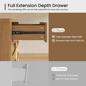 8-Drawer Dresser with Deep Storage – Wide Chest of Drawers for Bedroom & Closet