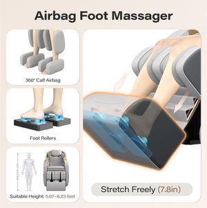 Full Body Massage Chair – Zero Gravity SL-Track Shiatsu