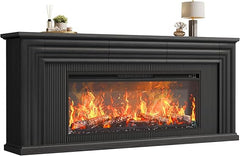 70" Fireplace TV Stand with 42" Electric Fireplace