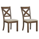 Upholstered Dining Room Chairs Set of 2