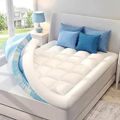Dual Layer Gel Memory Foam Mattress Topper