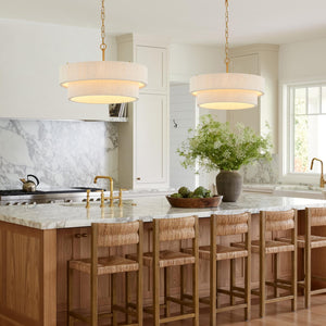 Woven Rattan Boho Chandelier Pendant Light