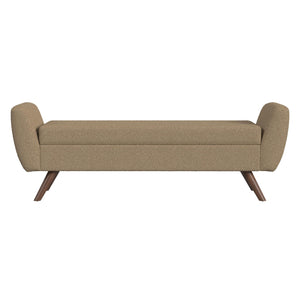 Modern Storage Bench with Wood Legs