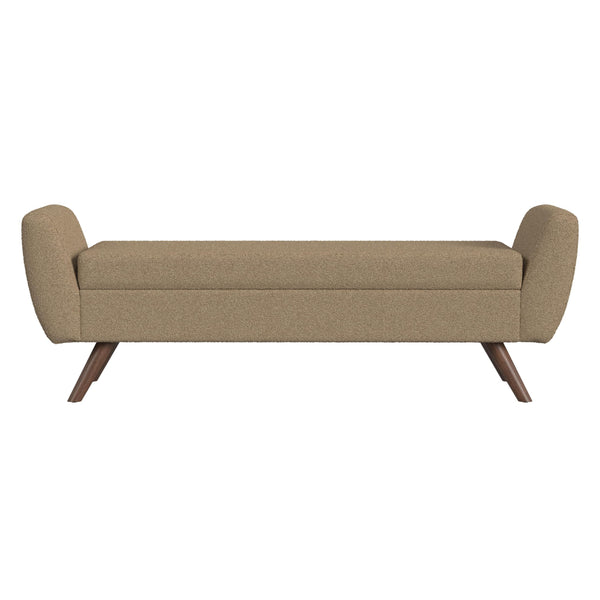 Modern Storage Bench with Wood Legs