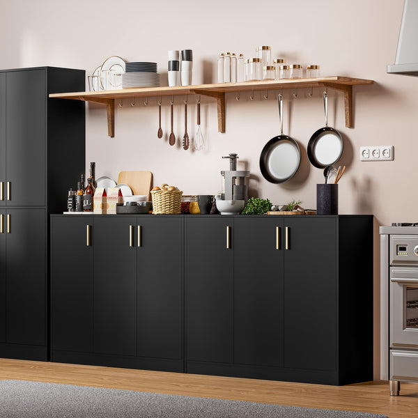 Buffet Cabinet with Storage Doors and Shelves