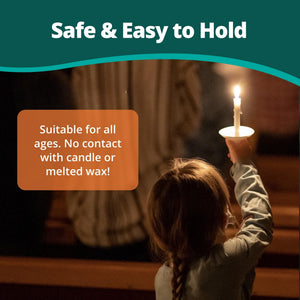 Reusable Plastic Candle Drip Protectors for Church & Memorial Services
