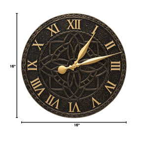 16-Inch Round Analog Wall Clock – Indoor Use