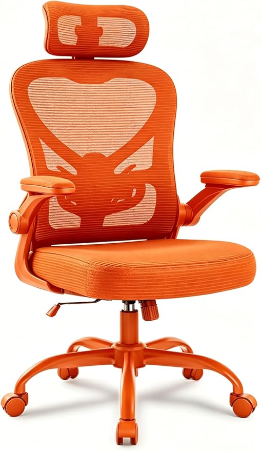 Ergonomic Mesh Office Chair with Headrest & Adjustable Lumbar Support