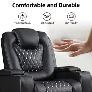 Power Reclining Sofa Set with Cup Holders & USB Ports