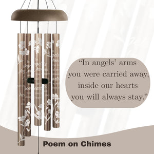 Angels' Arms Memorial Wind Chime – Outdoor Bereavement Decor