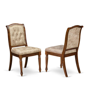 9-Piece Extendable Dining Table Set with 8 Upholstered Chairs