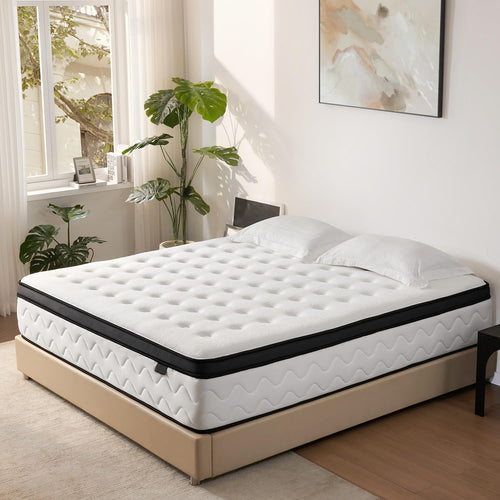 12" Hybrid Mattress – Medium Firm, Pocket Springs & Memory Foam