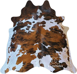 Genuine Cowhide Area Rug – 7 x 6 ft