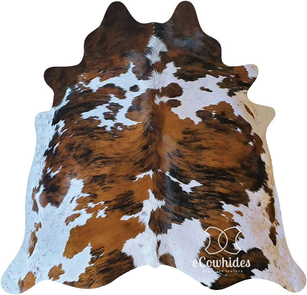 Genuine Cowhide Area Rug – 7 x 6 ft