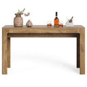 63" Rectangular Bar Table, Counter Height Pub Dining Table