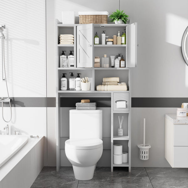 Over Toilet Storage Cabinet with Adjustable Shelf