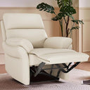 Genuine Leather Recliner Chair – Oversized Ergonomic Lazy Boy with Footrest