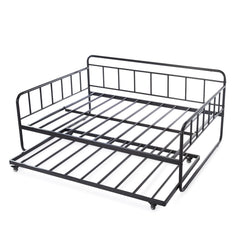 Full Size Daybed with Twin Trundle Bed Frame