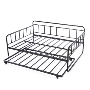 Full Size Daybed with Twin Trundle Bed Frame