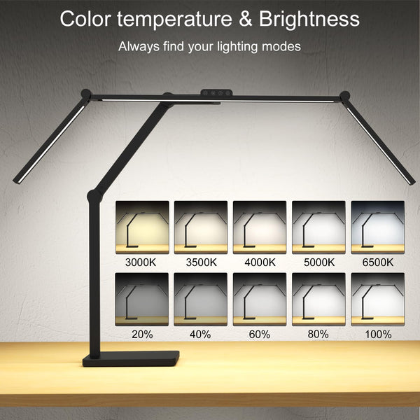 36W Ultra Bright LED Architect Desk Lamp with Base