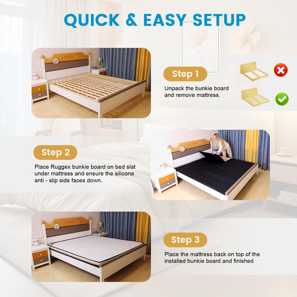 King & Queen Bunkie Board – Low-Profile Mattress Support Base