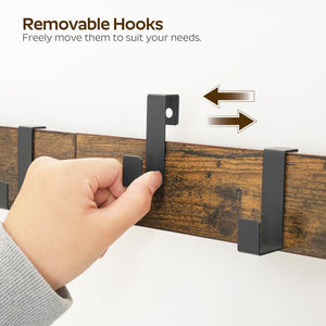 4-in-1 Hall Tree with Coat Rack, Shoe Bench & Storage Shelves