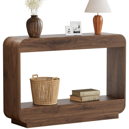 43" Waterfall Console Table for Entryway & Living Room
