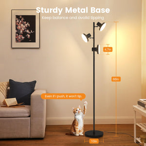 36W LED Tree Floor Lamp with Remote & Touch Control