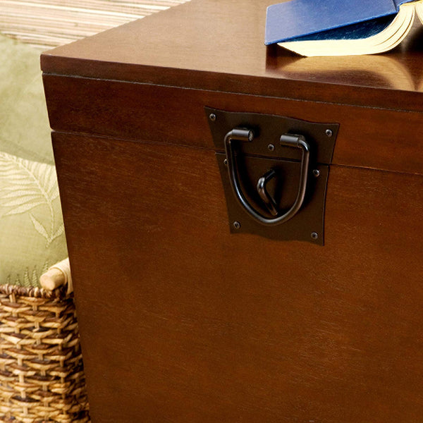 Espresso Trunk End Table