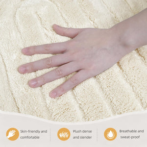 Soft High-Low Pile Area Rug – Washable, Non-Slip Indoor Rug for Living Room, Bedroom & Kids Room