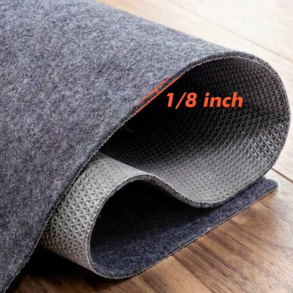 Non-Slip Rug Pad – Felt & Rubber Underlay for Hardwood, Tile & Laminate Floors