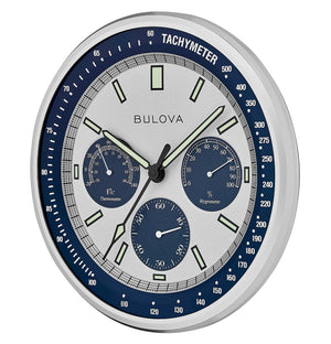 Analog Wall Clock with Temperature & Hygrometer Display