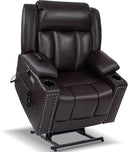 Power Lift Recliner Chair with Massage & Heat — Oversized, 400 lbs