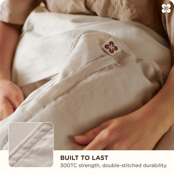 Organic Cotton Duvet Cover Set – Queen & King